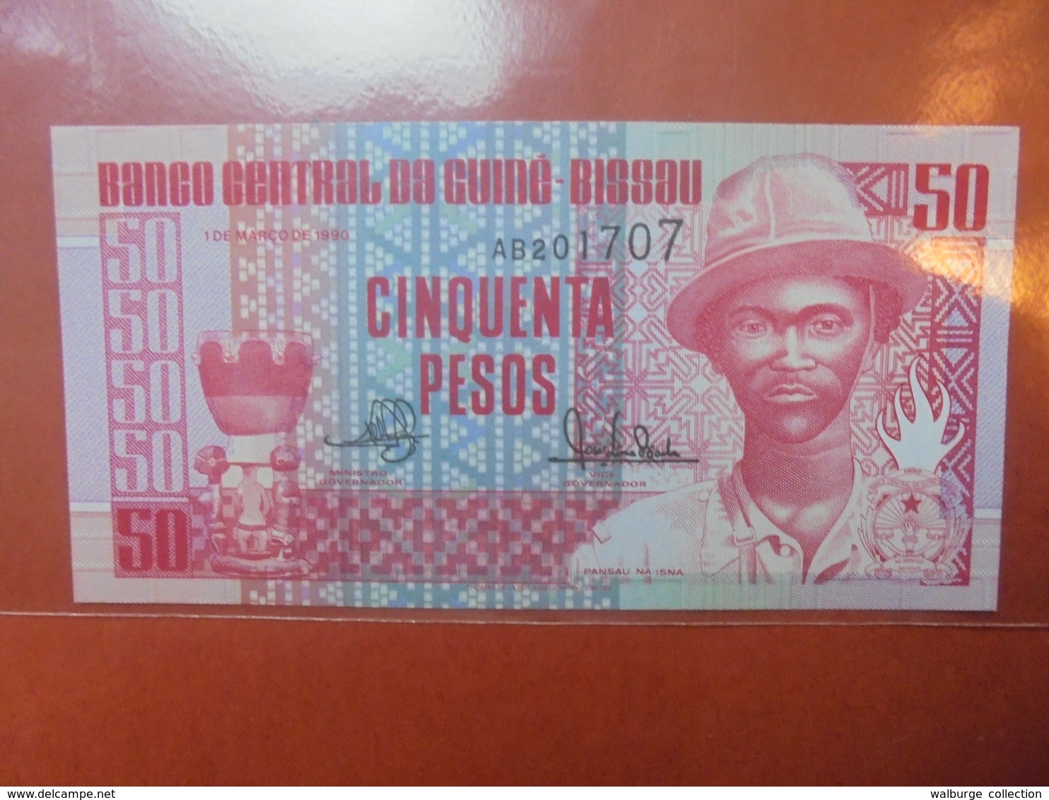 GUINEE-BISSAU 50 PESOS 1990 PEU CIRCULER/NEUF - Guinee-Bissau