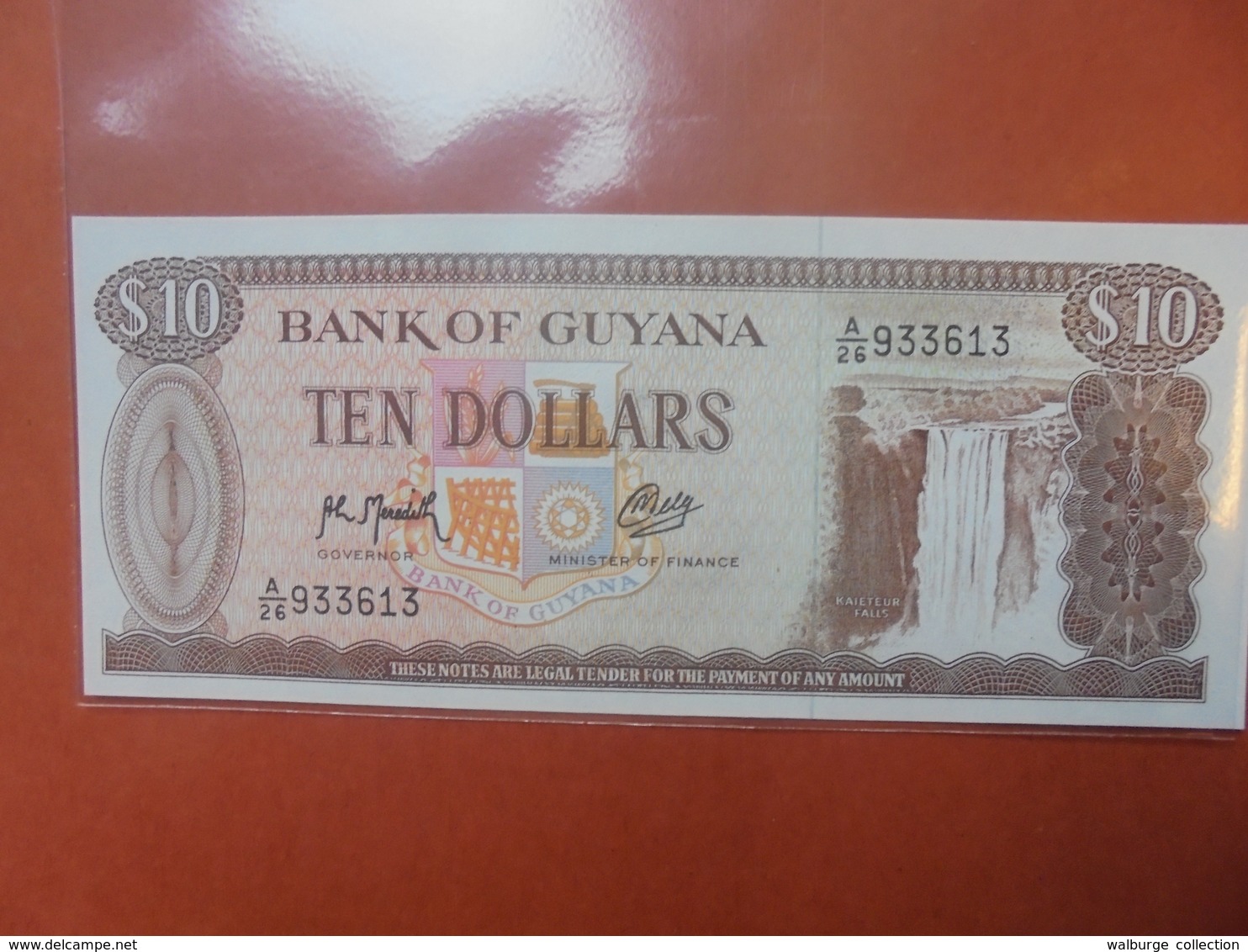 GUYANE 10$ 1966-92 PEU CIRCULER/NEUF - Guyana