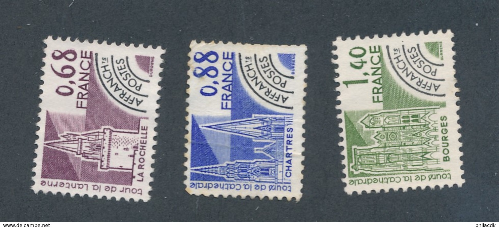 FRANCE - PREOBLITERES N°YT 162/64 NEUFS (*) SANS GOMME - COTE YT : 2€ - 1979 - 1964-1988