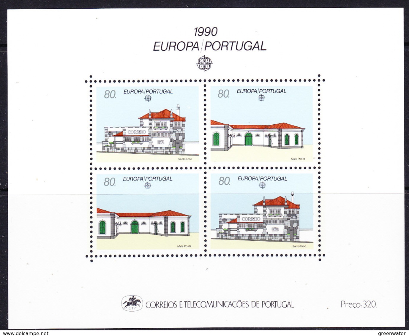 Europa Cept 1990 Portugal M/s ** Mnh (44274) - 1990