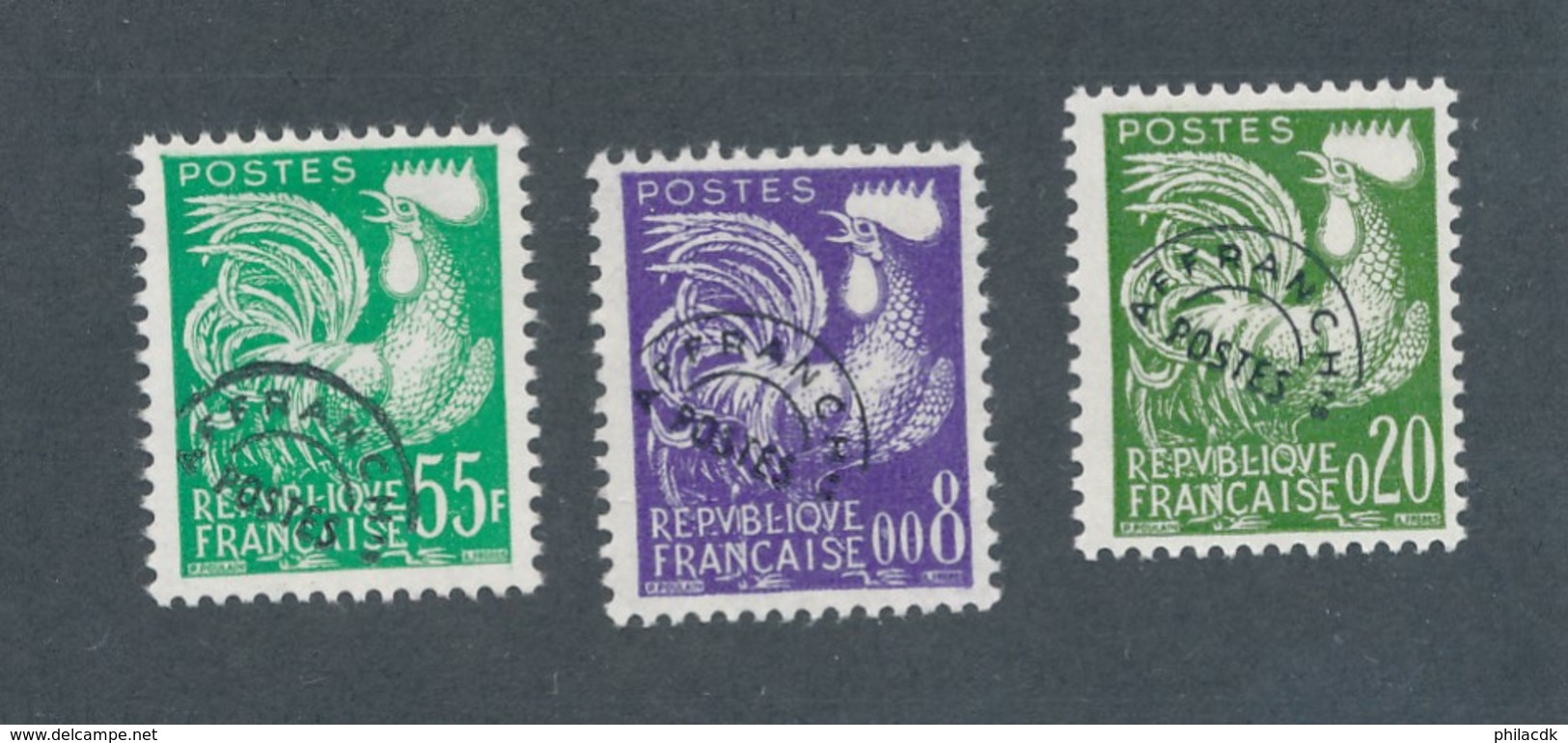 FRANCE - PREOBLITERES N°YT 118/20 NEUF* AVEC CHARNIERE - COTE YT : 16€ - 1953/60 - 1953-1960