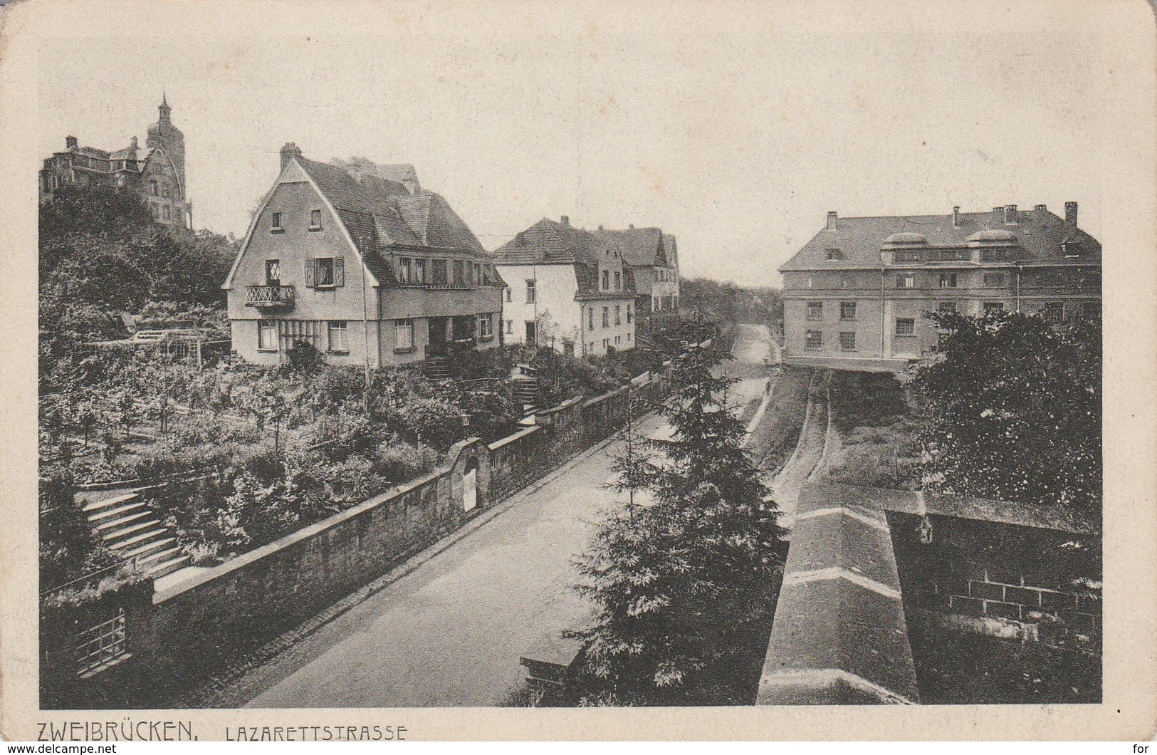 Allemagne : Rhénanie-palatinat : ZWEIBRUECKEN : Lazarettstrasse - Zweibrücken