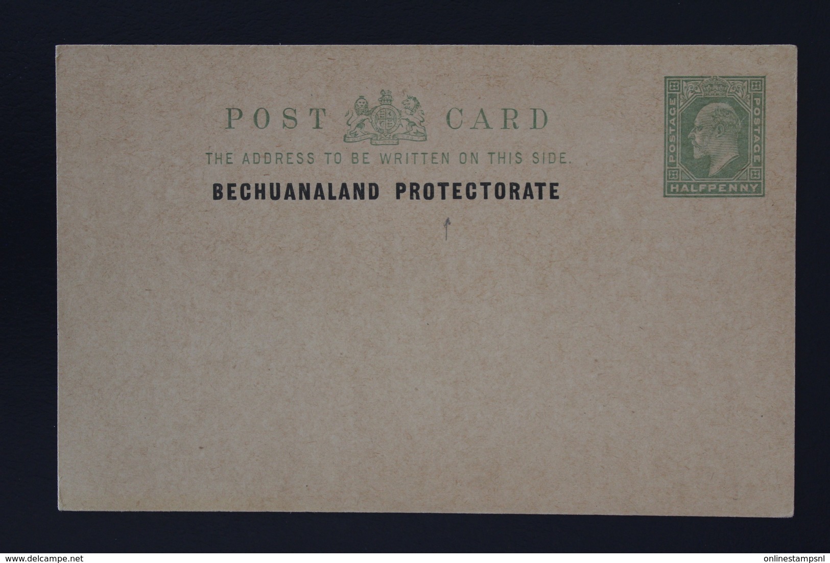 BRITISH BECHUANALAND  Postcard Unused HG P3 - 1885-1895 Kronenkolonie