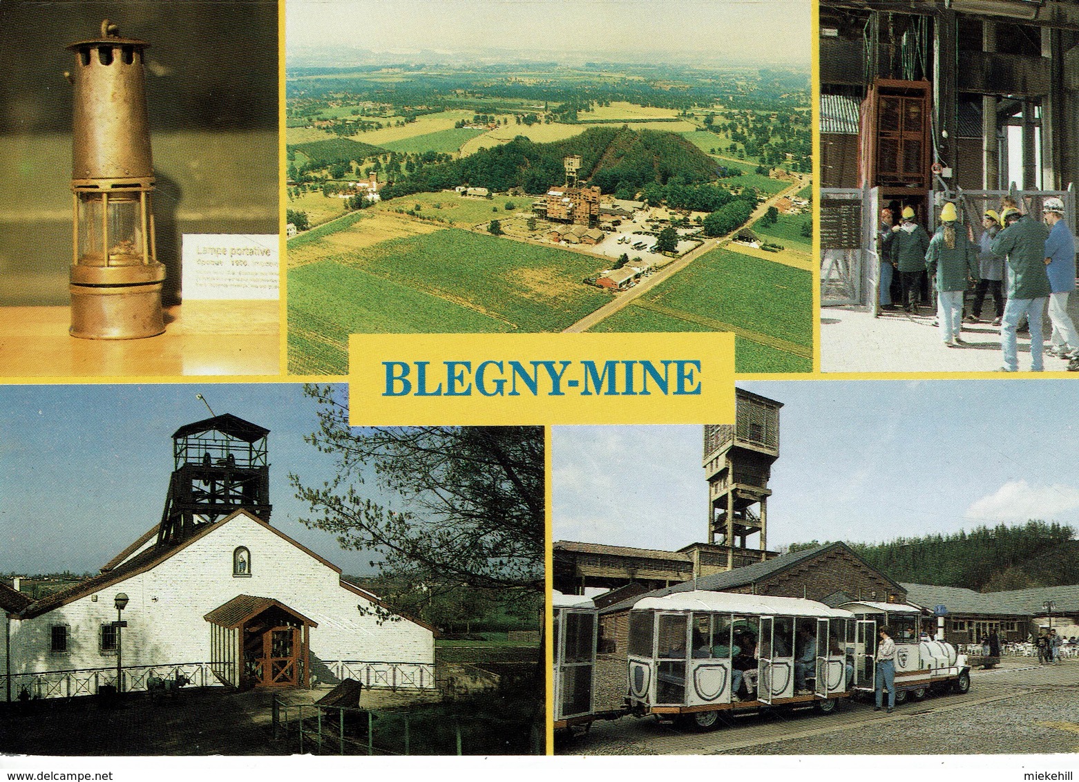 BLEGNY-MINE-CHARBONNAGE- LAMPE DE MINEUR-CHARBON-PATRIMOINE MONDIAL DE L'UNESCO - Blégny