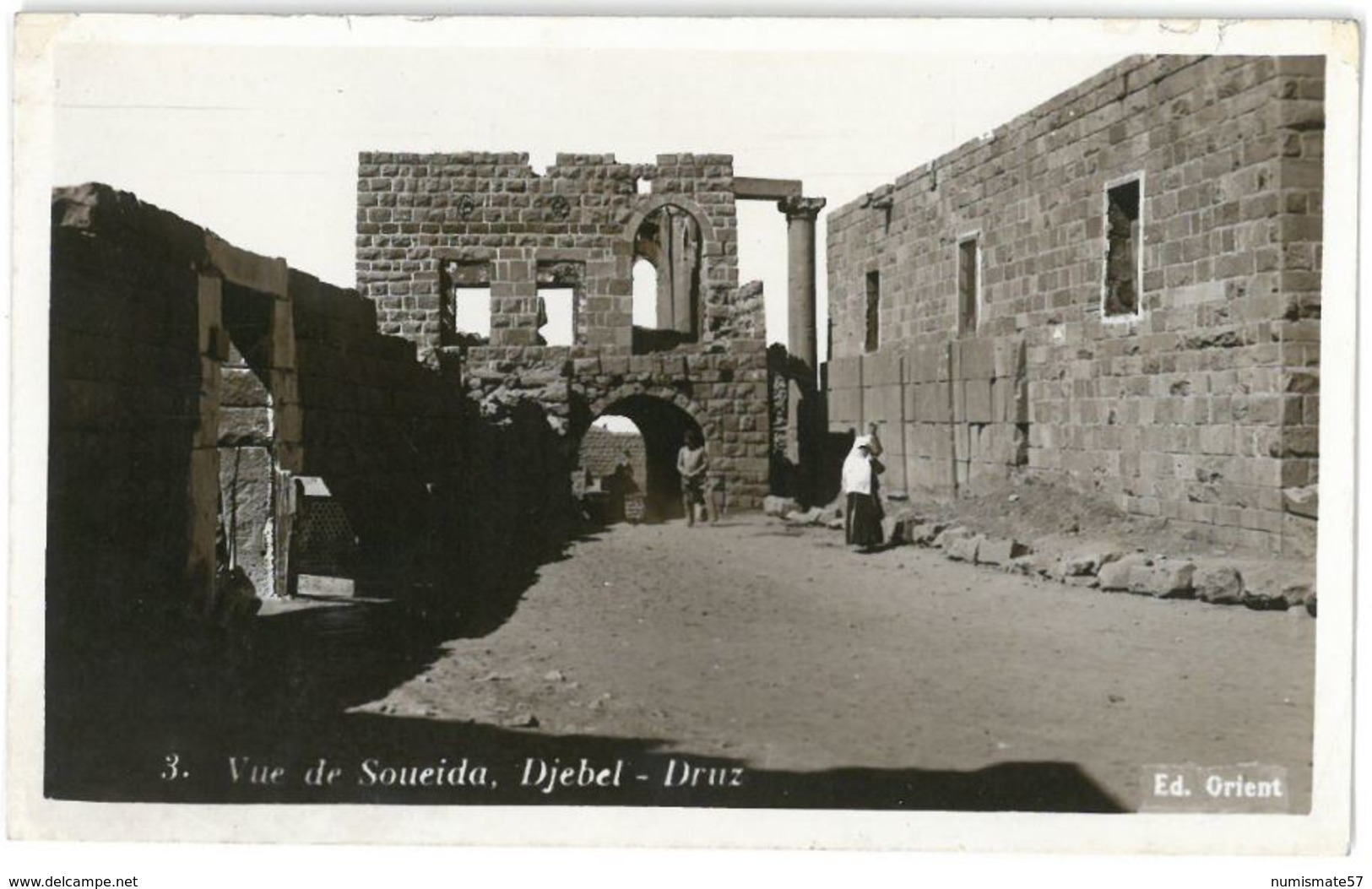 CPA SYRIE - SOUEIDA - Vue De Soueida , Djebel - Druz - Syrien