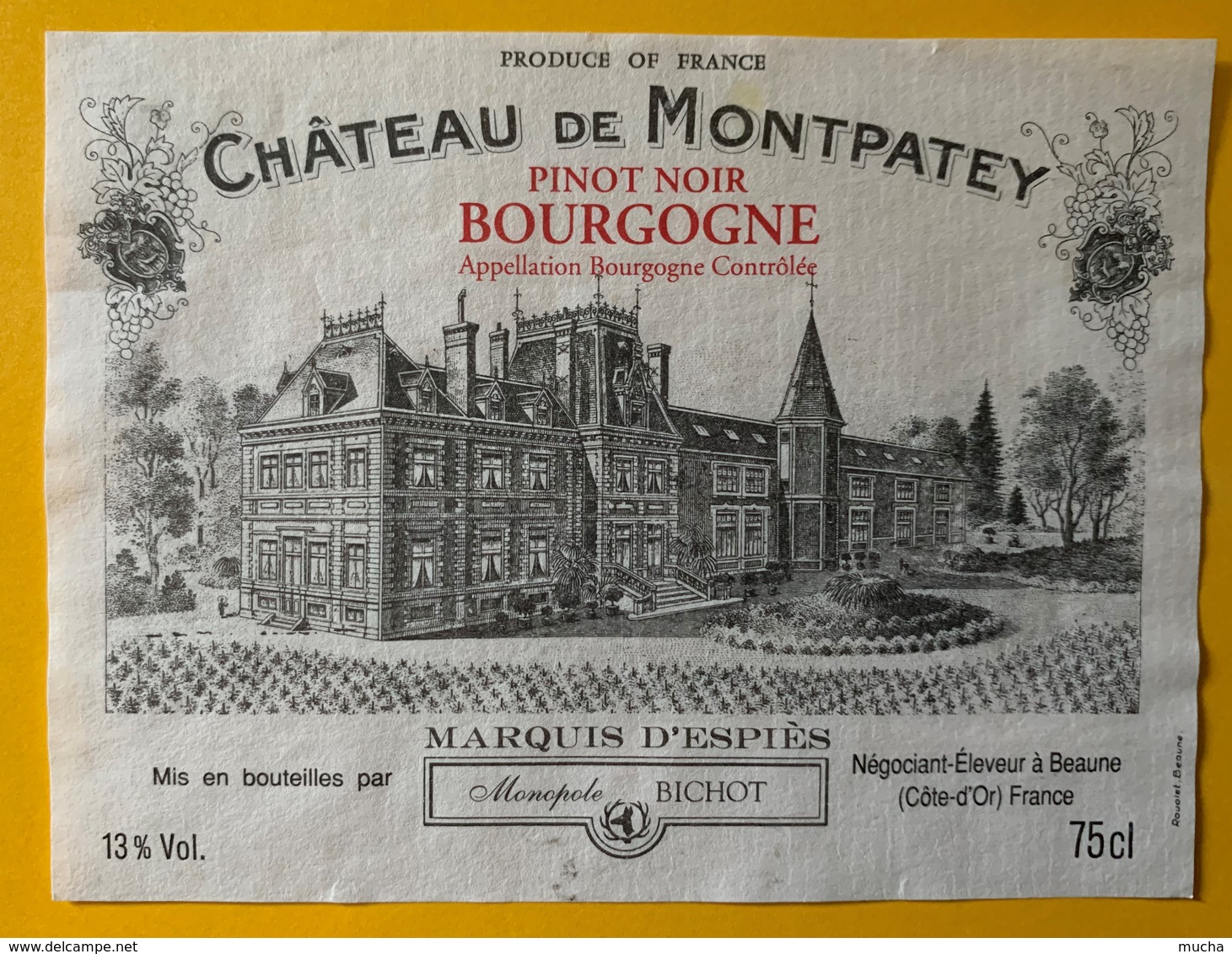 11433 - Château De Montpatey Pinot Noir - Bourgogne