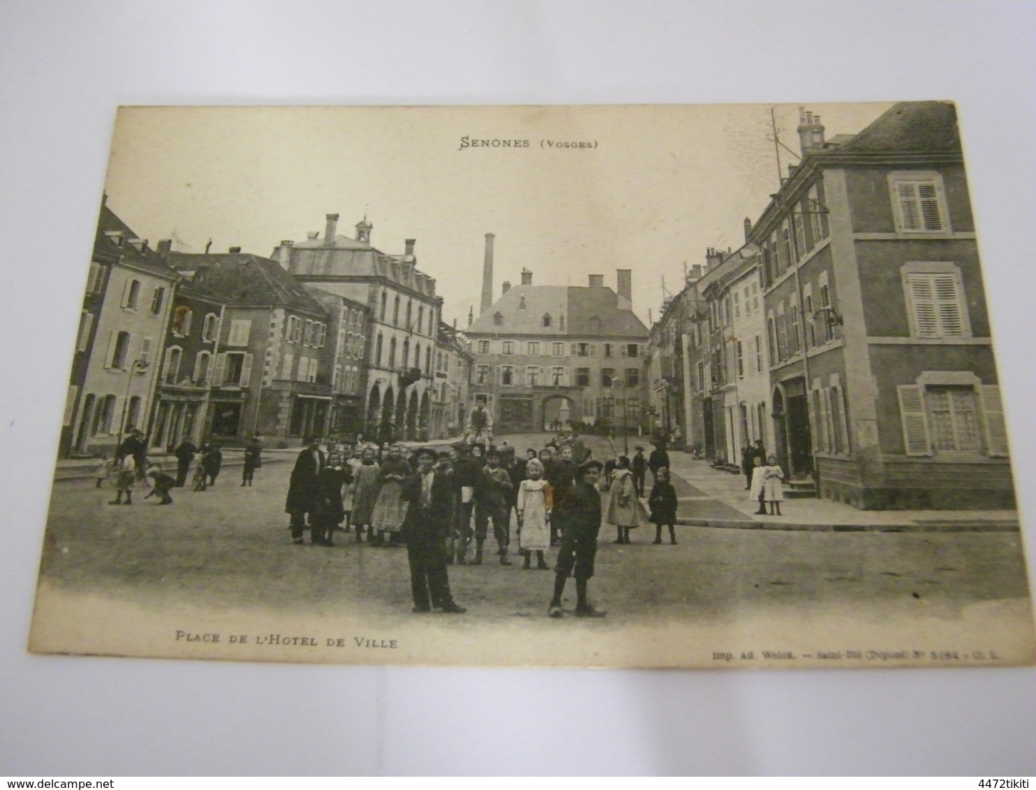 C.P.A.- Senones (88) - Place De L'Hôtel De Ville - 1907 - SUP (CJ 98) - Senones