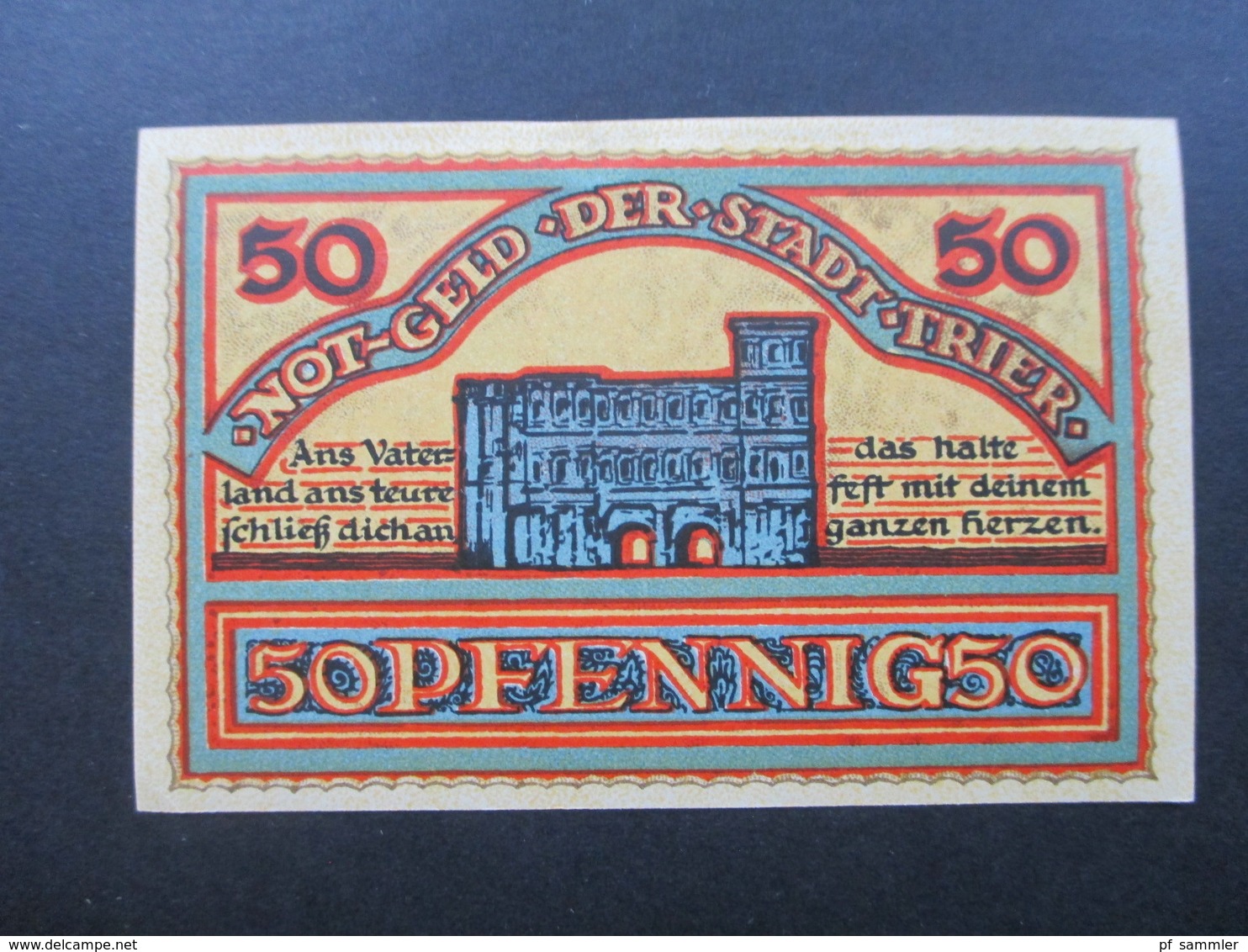 Notgeld Stadt Trier 1920 Und 21 2 Scheine Top Zustand! - [11] Local Banknote Issues