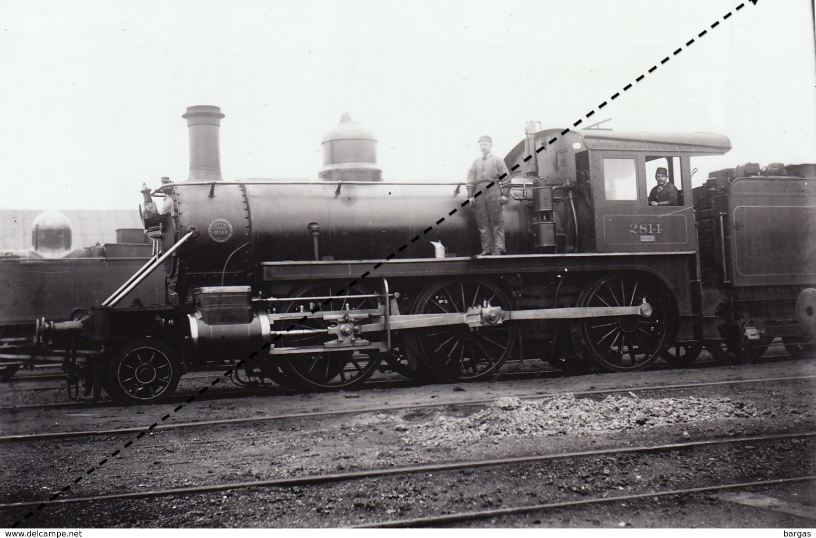 Photo SNCB NMBS Chemins De Fer Belges Train Locomotive - Trains