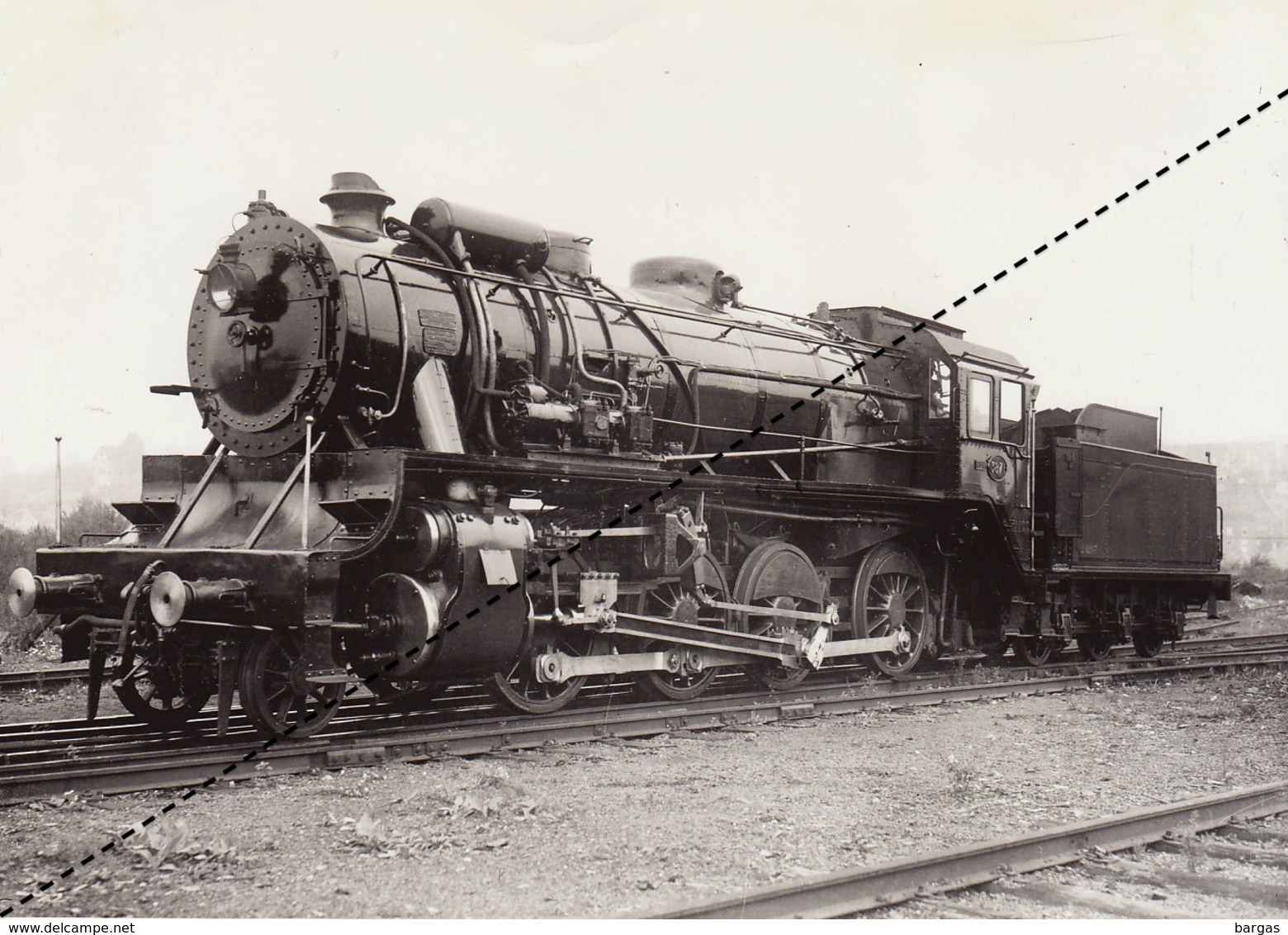 Photo SNCB NMBS Chemins De Fer Belges Train Locomotive - Trains