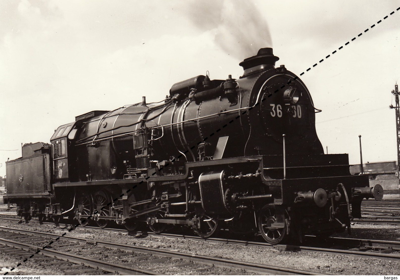 Photo SNCB NMBS Chemins De Fer Belges Train Locomotive - Trains