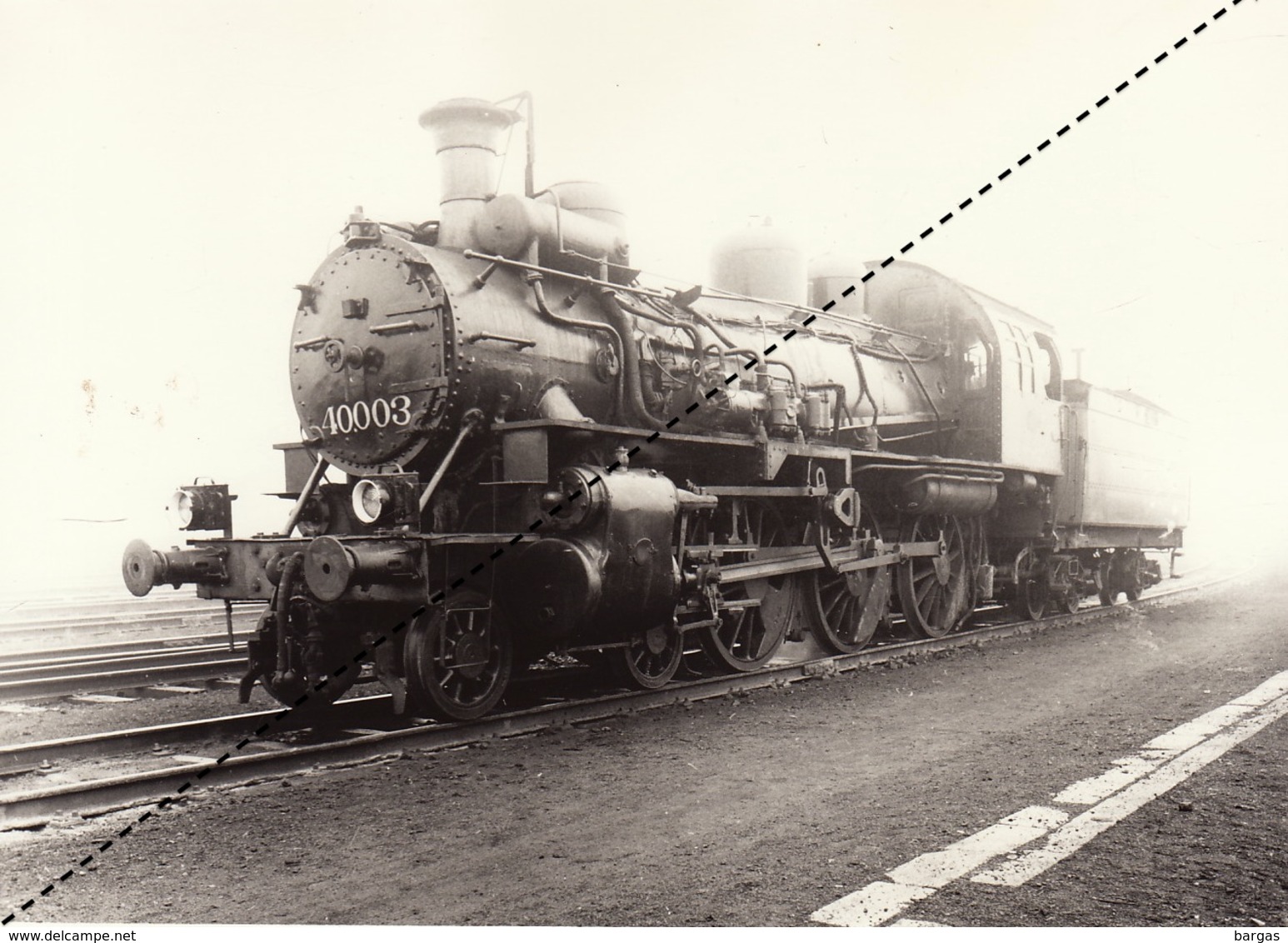 Photo SNCB NMBS Chemins De Fer Belges Train Locomotive - Trains