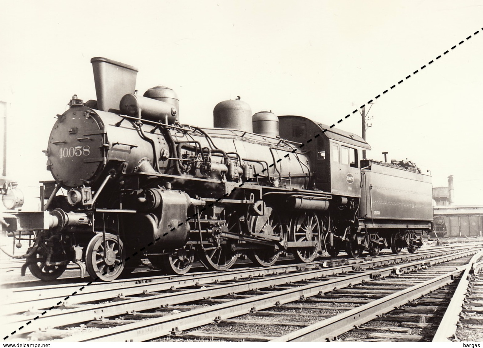 Photo SNCB NMBS Chemins De Fer Belges Train Locomotive - Trains