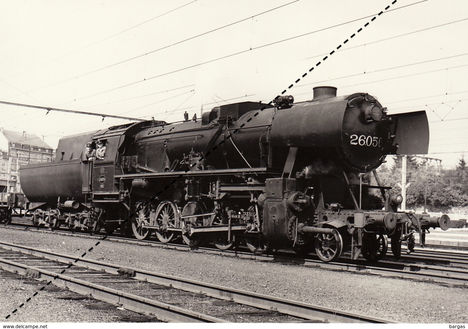 Photo SNCB NMBS Chemins De Fer Belges Train Locomotive - Trains