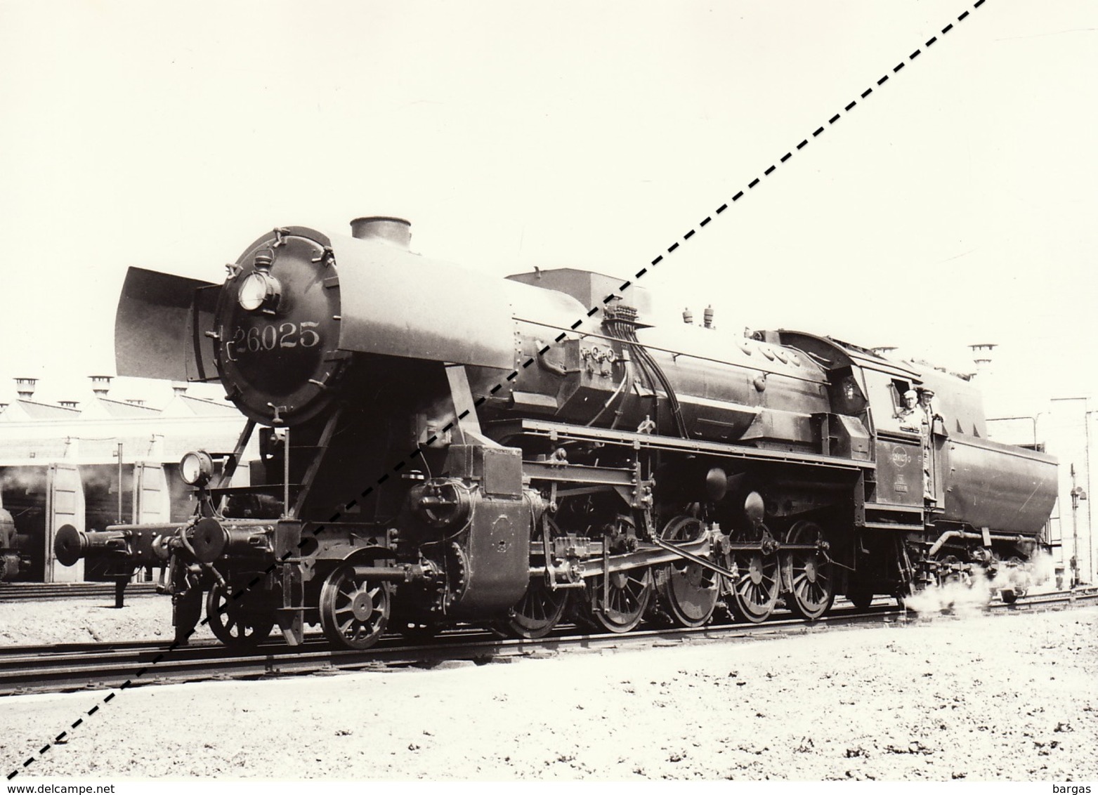 Photo SNCB NMBS Chemins De Fer Belges Train Locomotive - Trains