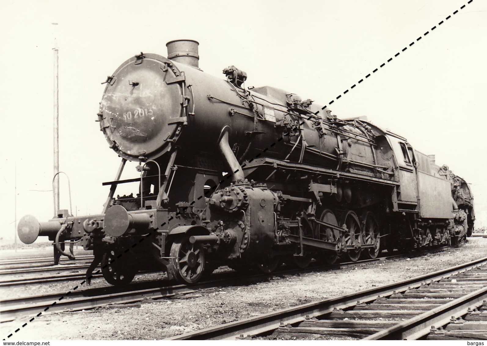 Photo SNCB NMBS Chemins De Fer Belges Train Locomotive - Trains