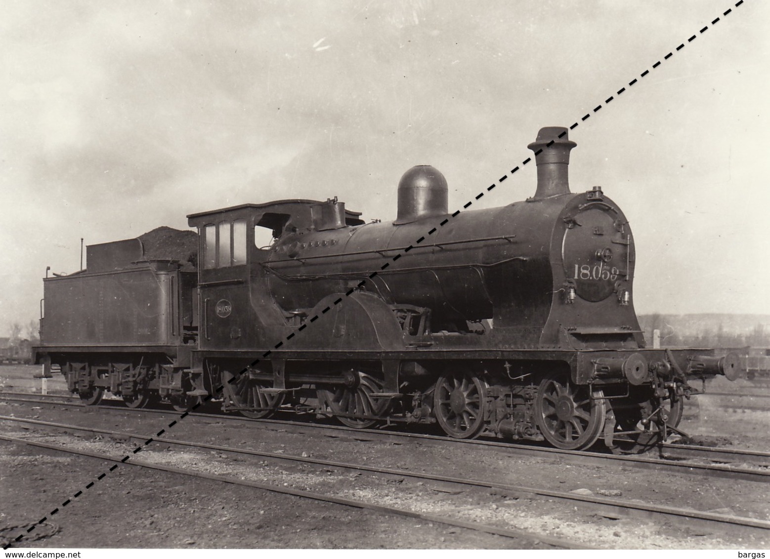 Photo SNCB NMBS Chemins De Fer Belges Train Locomotive - Trains