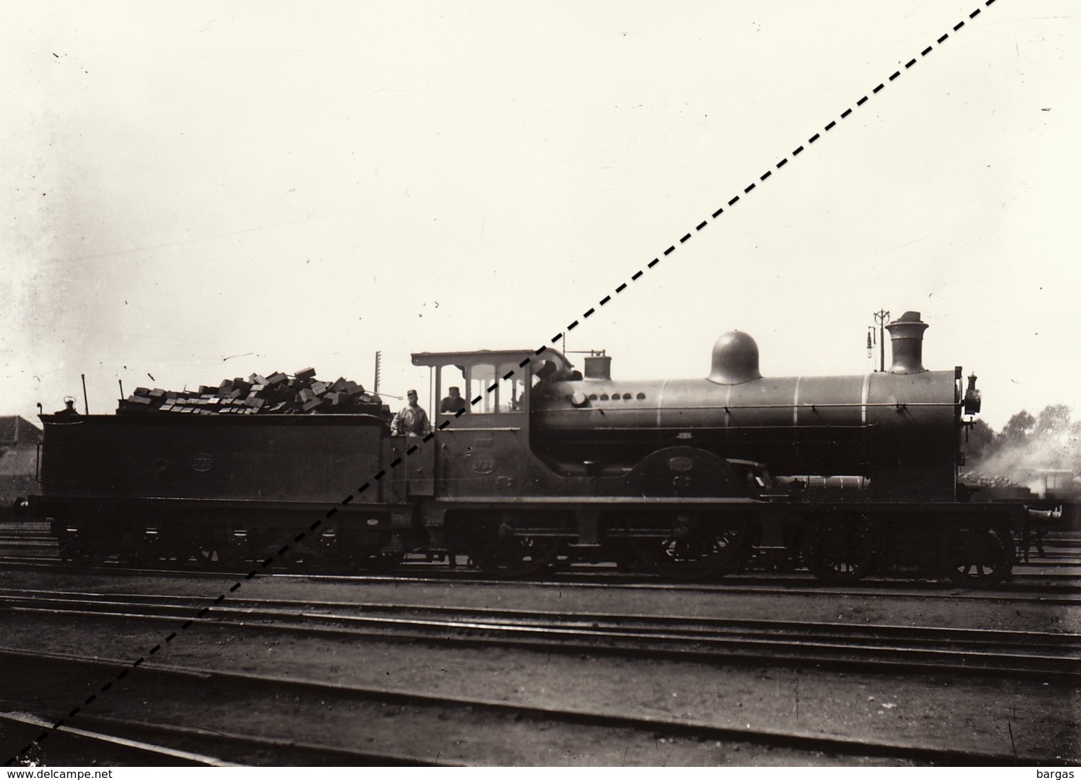 Photo SNCB NMBS Chemins De Fer Belges Train Locomotive - Trains