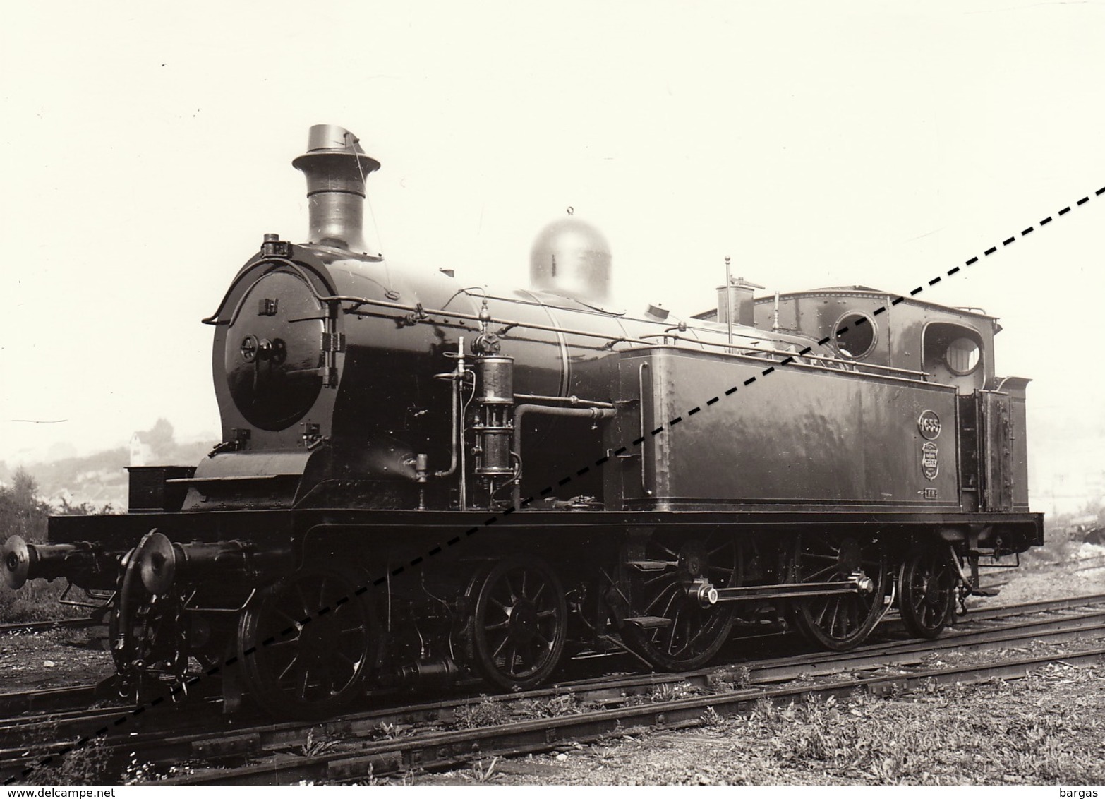 Photo SNCB NMBS Chemins De Fer Belges Train Locomotive - Trains