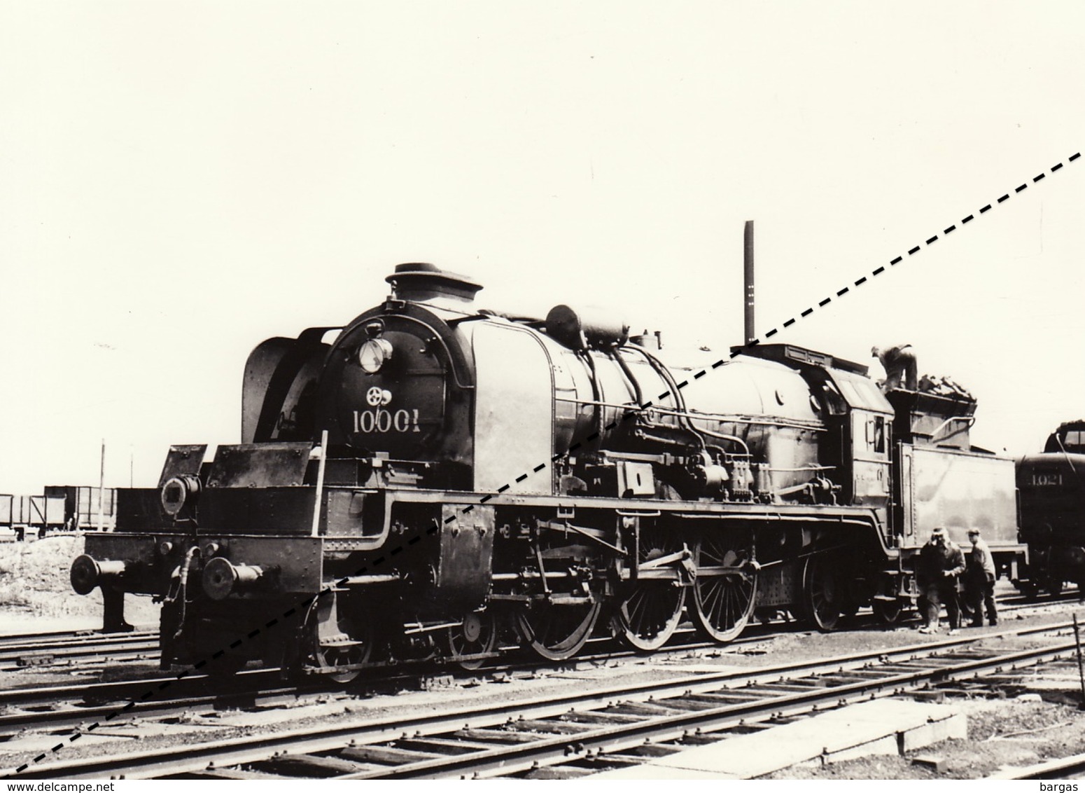 Photo SNCB NMBS Chemins De Fer Belges Train Locomotive - Trains