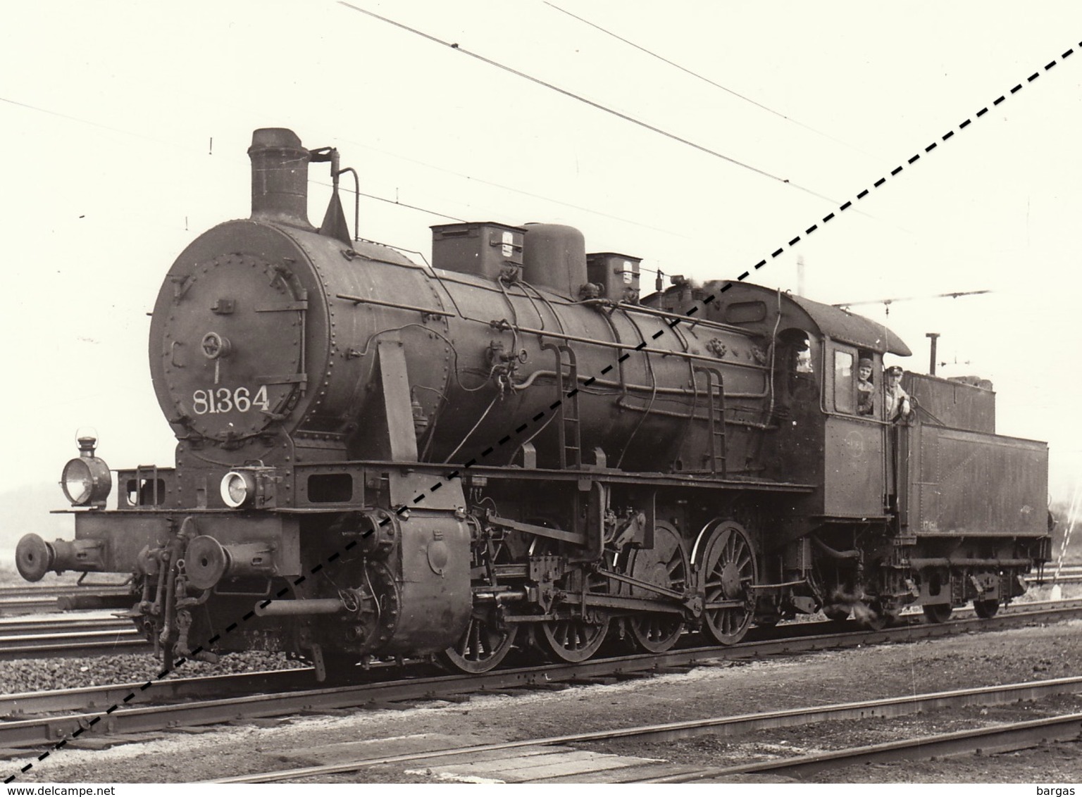 Photo SNCB NMBS Chemins De Fer Belges Train Locomotive - Trains