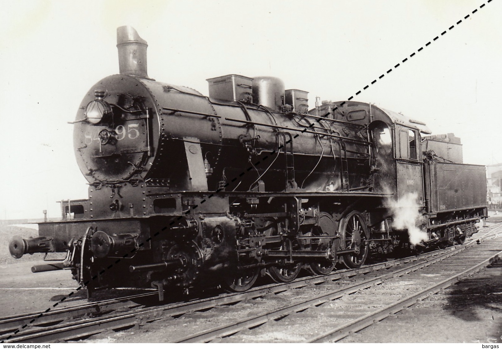 Photo SNCB NMBS Chemins De Fer Belges Train Locomotive - Trains