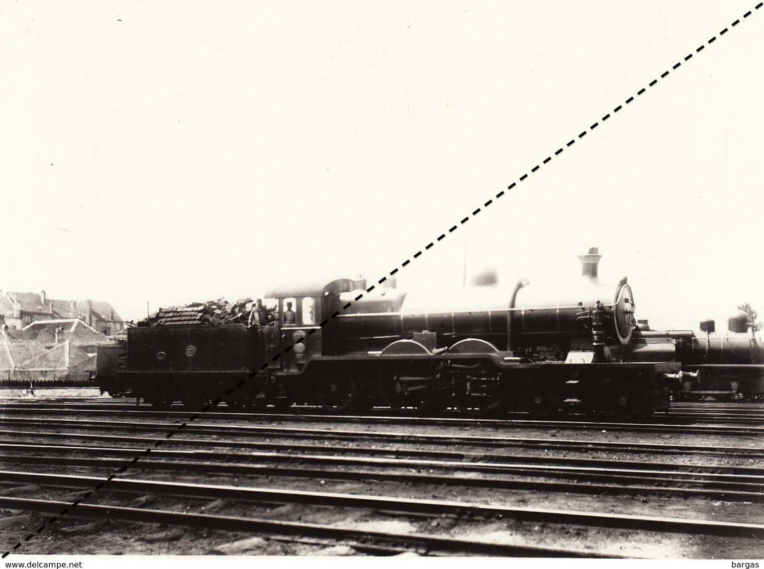 Photo SNCB NMBS Chemins De Fer Belges Train Locomotive - Trains