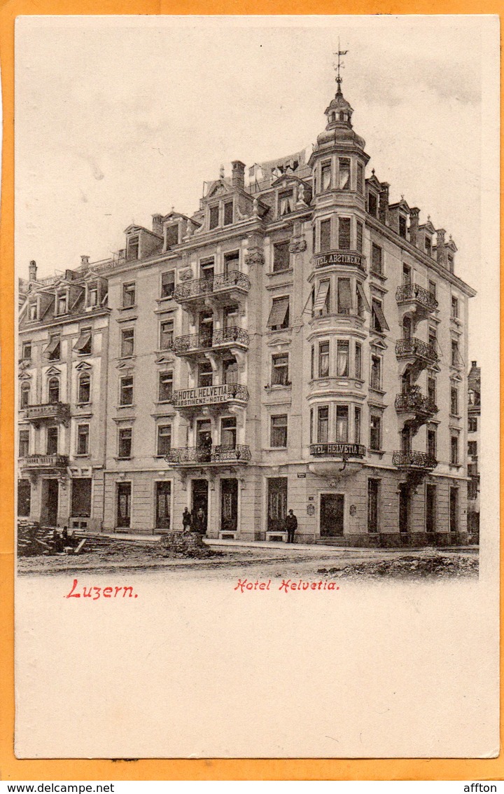 Luzern Switzerland 1900 Postcard - Lucerne