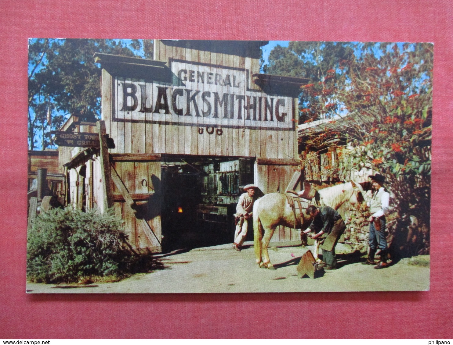 Blacksmith Shop Ghost Town Knotts Berry Farm Ca.    Ref    3561 - Autres & Non Classés