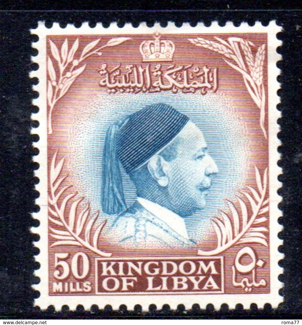 APR2321 - LIBIA LYBIA 1952 ,  Yvert  N. 134  Nuovo *  Linguella (2380A) El Senoussi - Libia