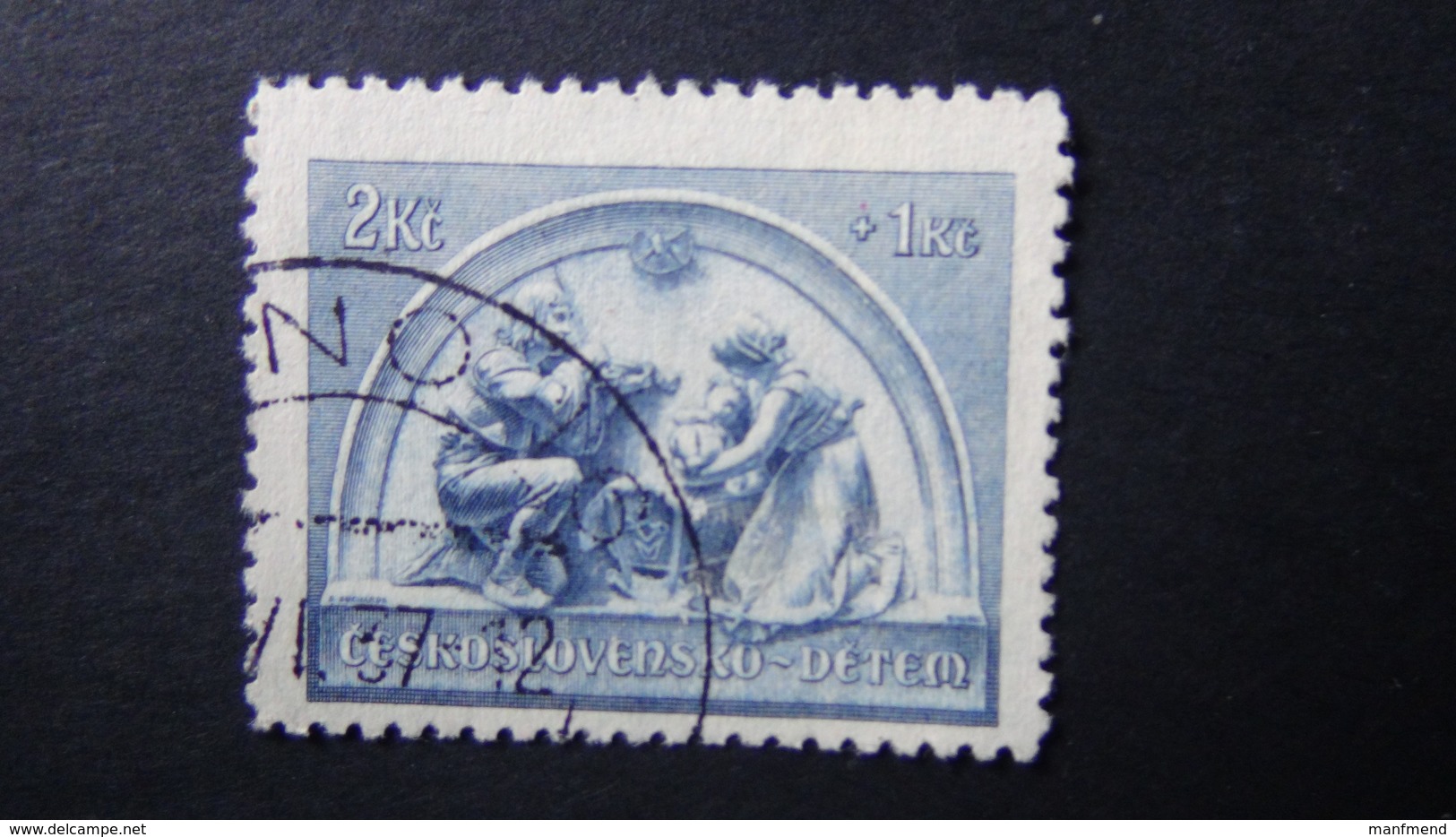 Czechoslovakia - 1937 - Mi:CS 363, Sn:CS B149, Yt:CS 323 Used - Look Scan - Gebraucht