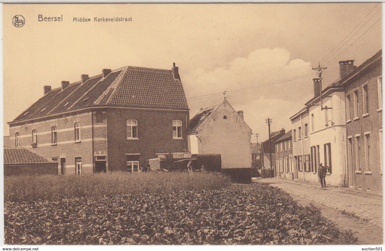 28523g    RUE DE L'EGLISE - MIDDEN KERKEVELDSTRAAT - Beersel - Beersel