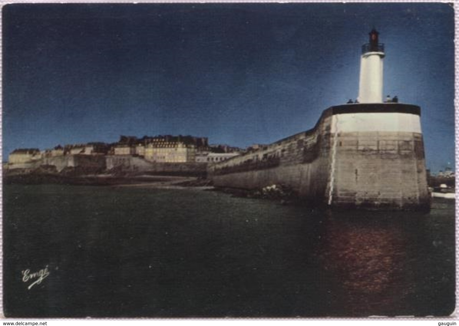 CPM - ST MALO - LE MÔLE - (PHARE) - Edition M.Guérin - Leuchttürme