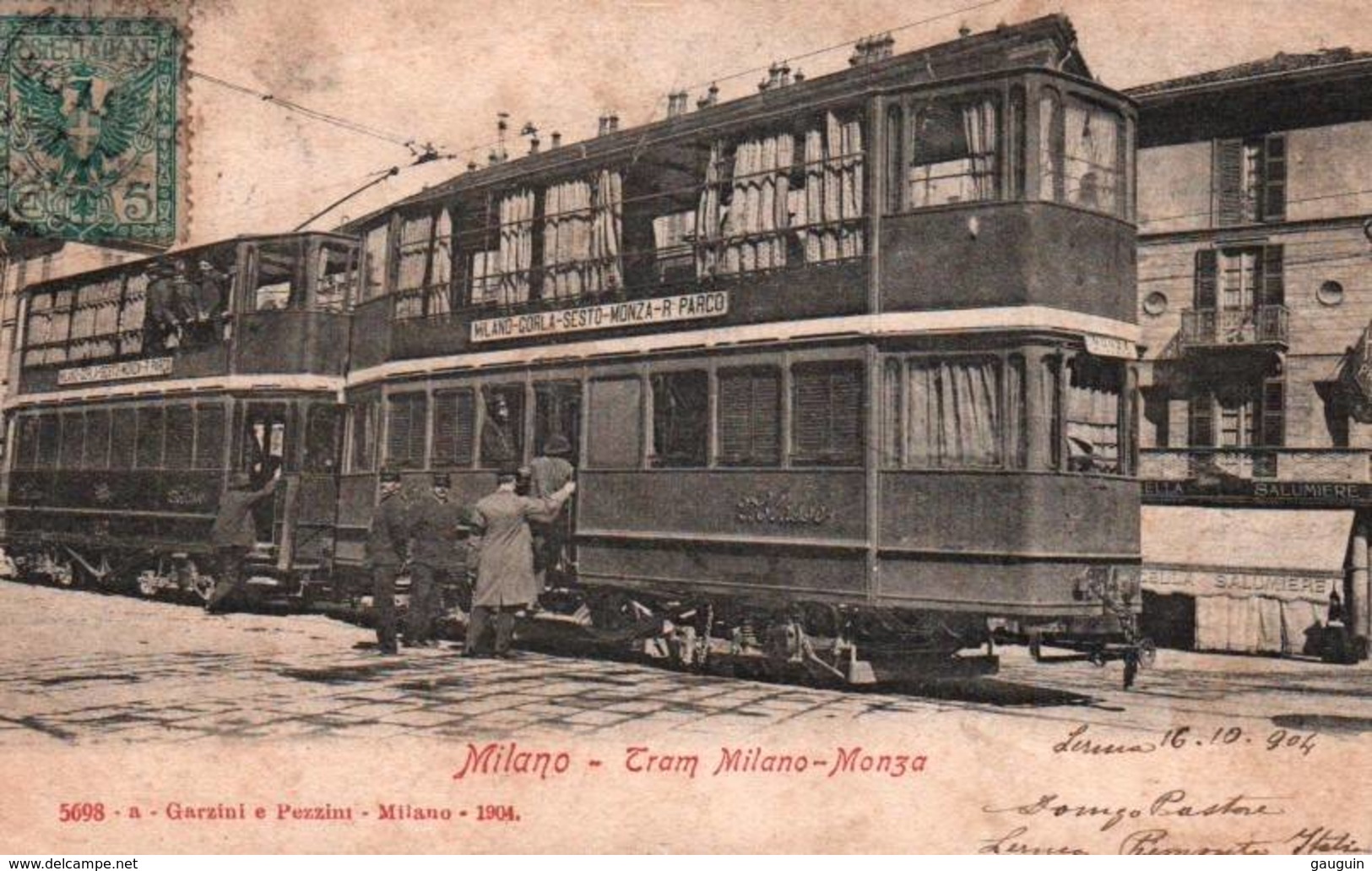 CPA - MILAN - TRAM MILOANO-MONZA  ... (Tramway G.Plan) - Milano