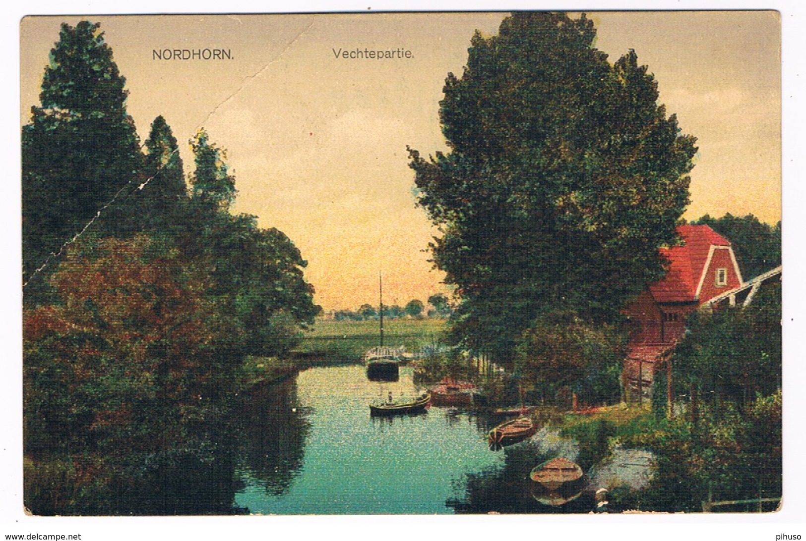 D-9576   NORDHORN : Vechtepartie - Nordhorn