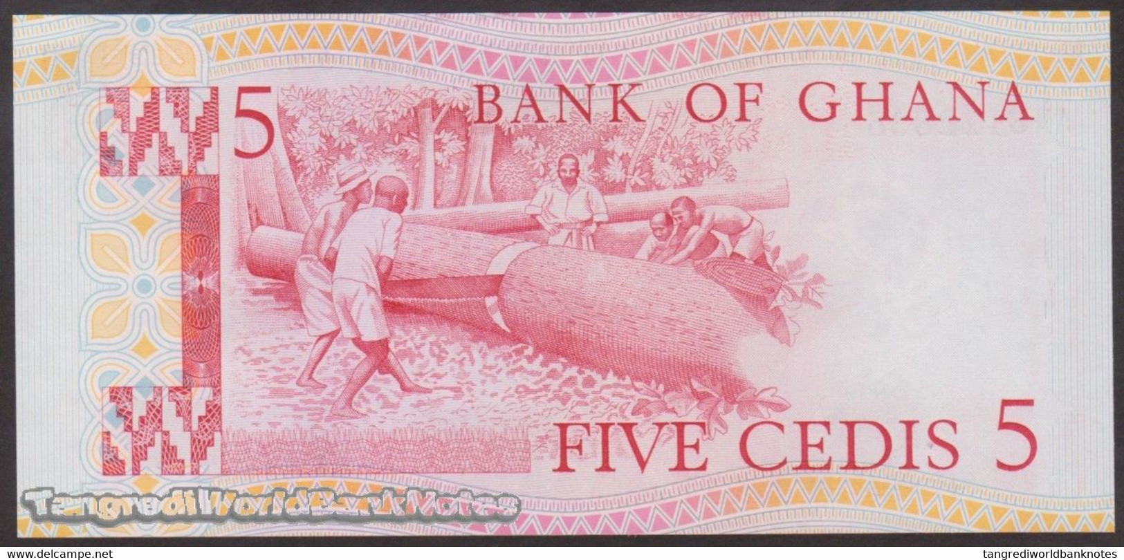 TWN - GHANA 19b - 5 Cedis 2.1.1980 Prefix AM UNC - Ghana