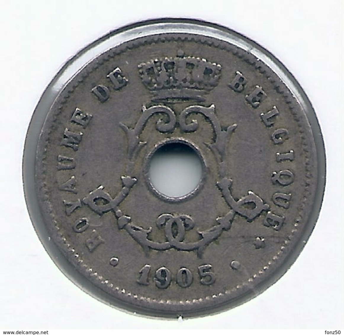 LEOPOLD II  * 5 Cent 1905 Frans * Nr 9934 - 5 Centimes