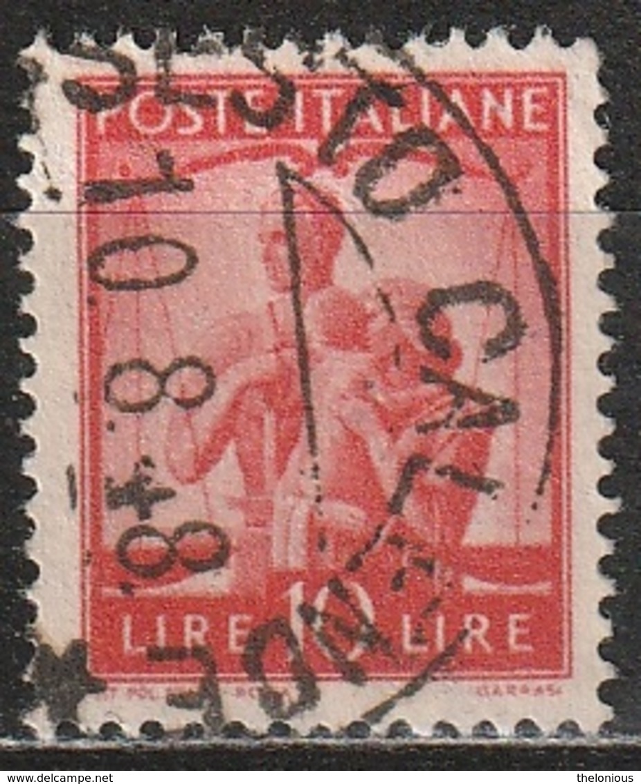 # 1945 Serie Democratica 10 Lire - Usato - 1946-60: Used