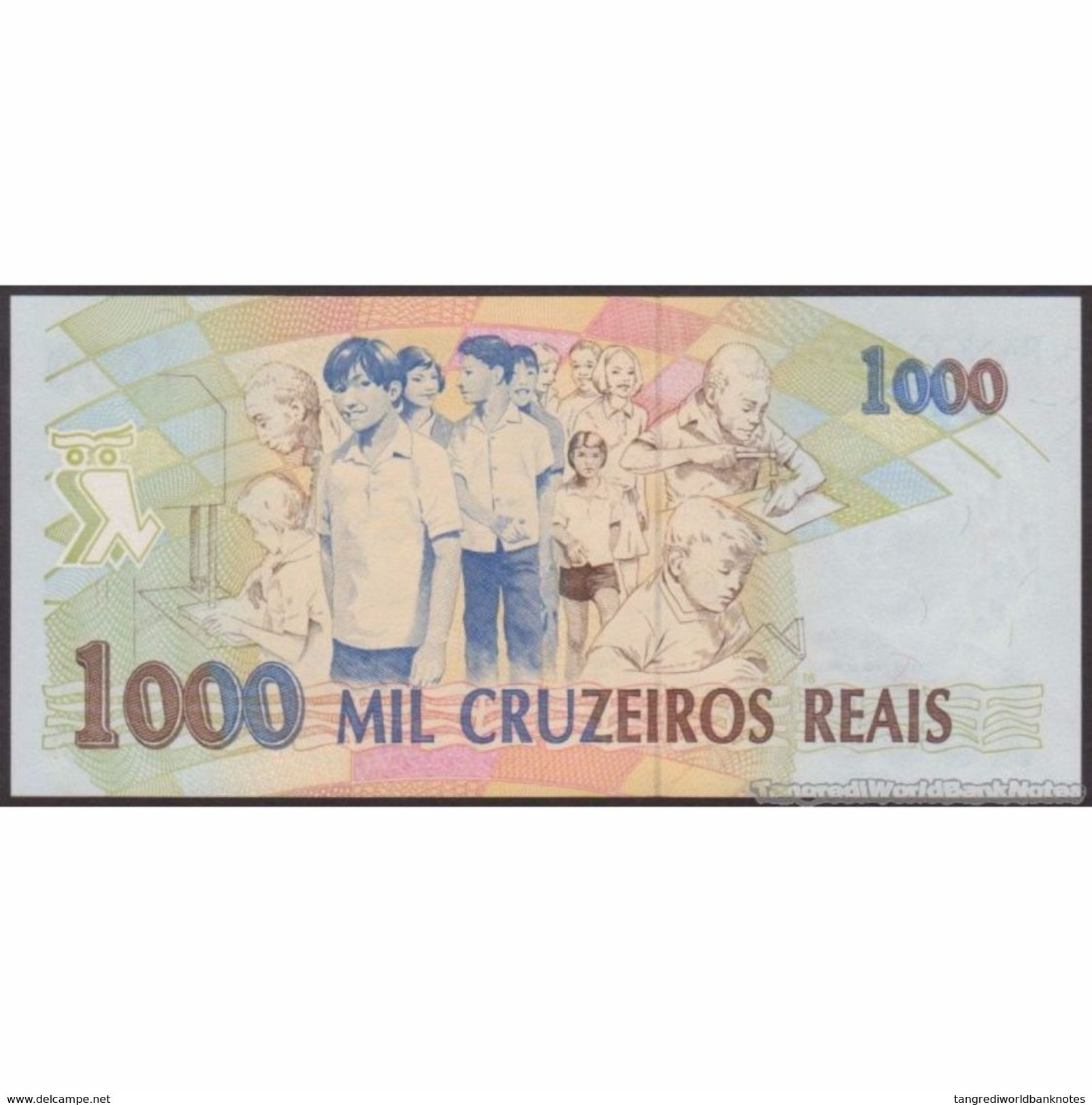 TWN - BRAZIL 240 - 1000 1.000 Cruzeiros Reals 1993 Various Series - Signatures: Cardoso & Malan UNC - Brasile