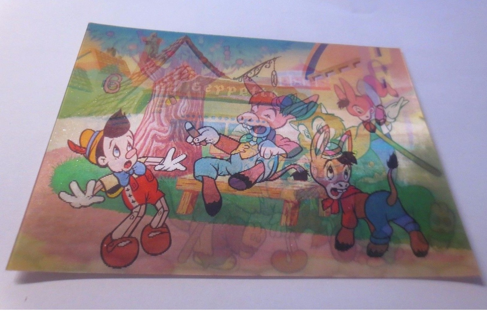 "Märchen, Pinocchio 3D Karte Walt Disney 1960 ♥  - Sonstige & Ohne Zuordnung