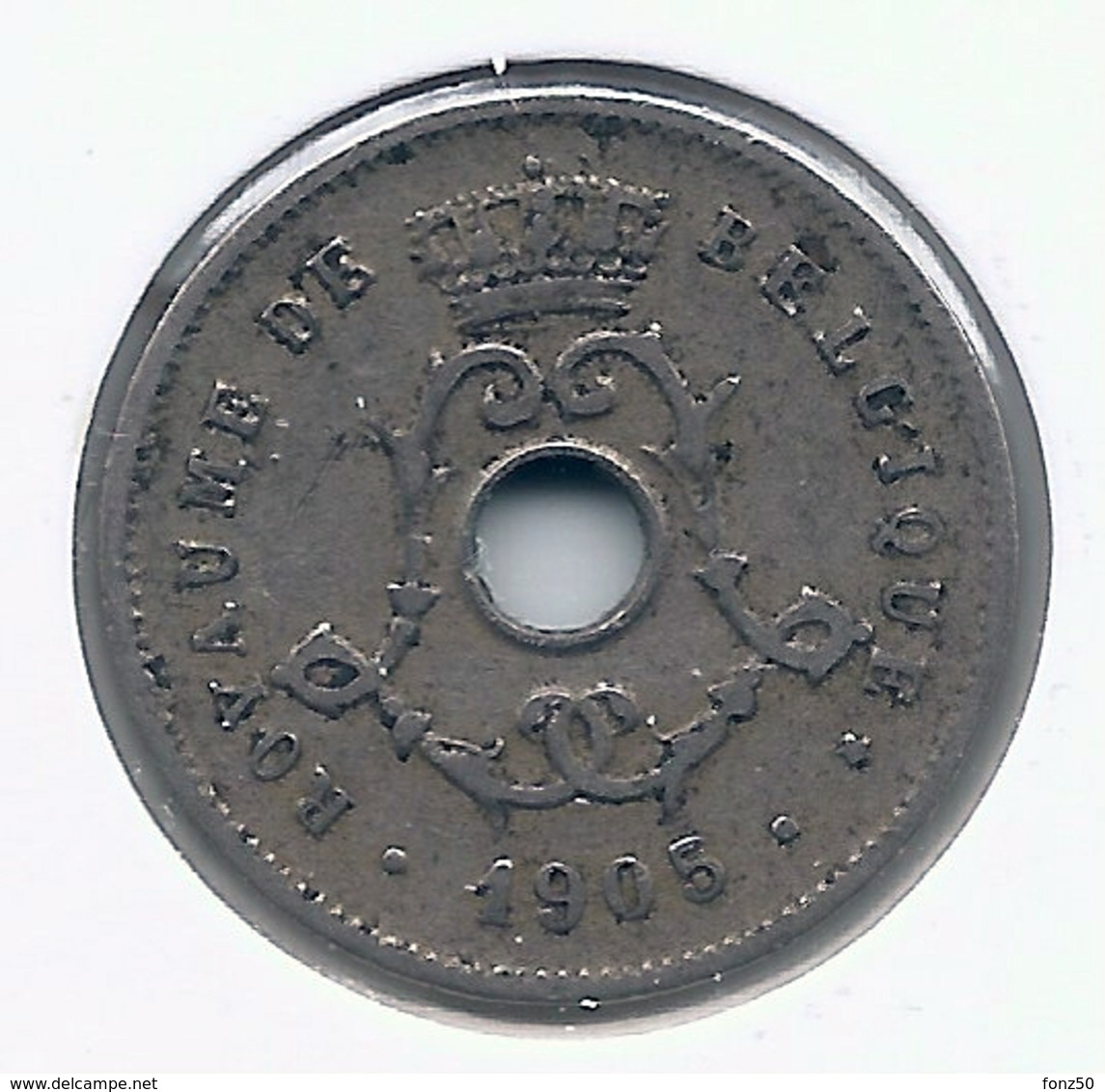 LEOPOLD II  * 5 Cent 1905 Frans * Nr 9936 - 5 Cent