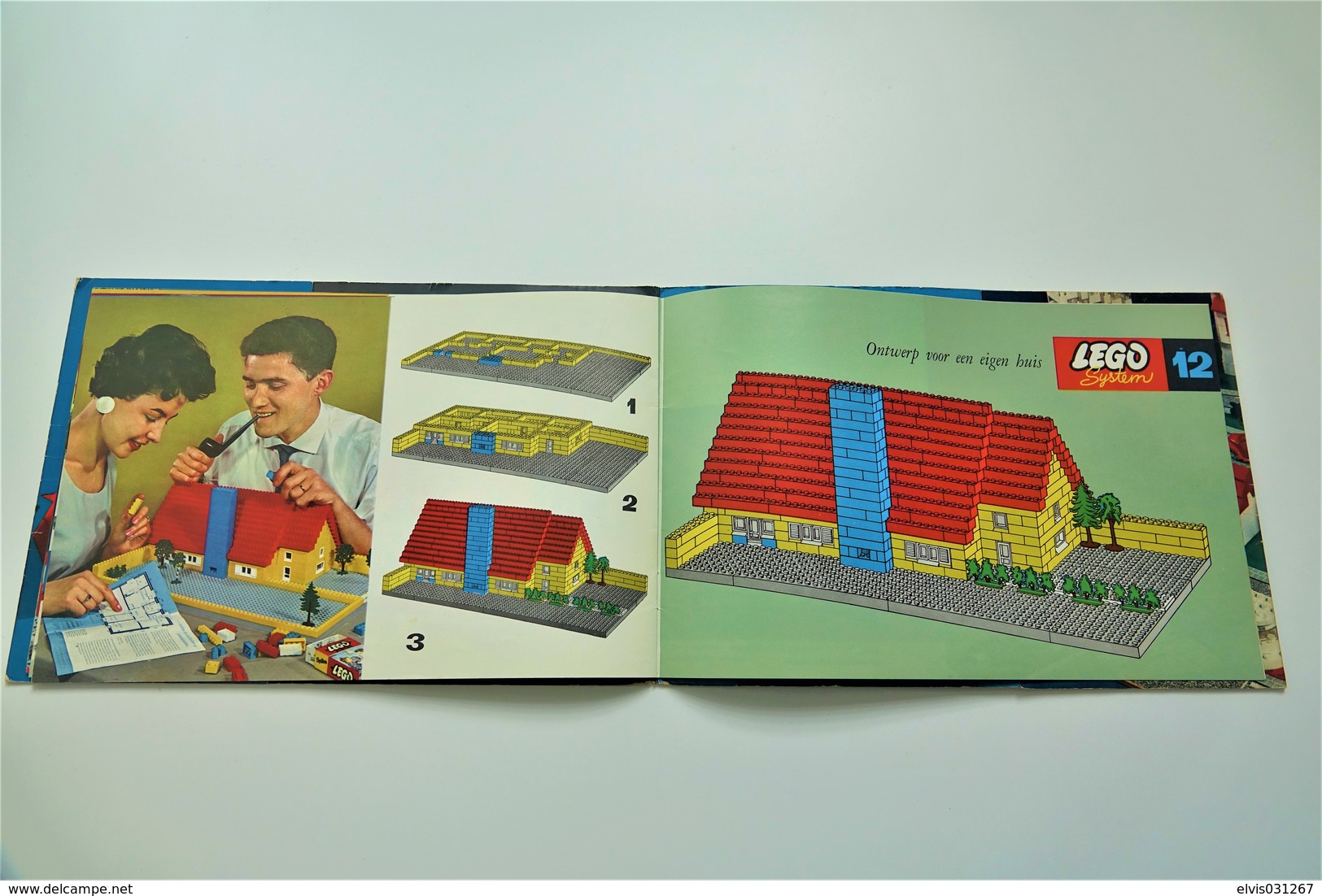 LEGO - IDEEËNBOEK - RaRe - collectors Item - Original Lego system 1960's - vintage