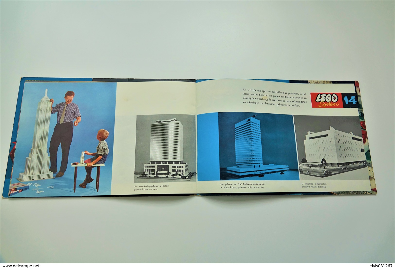 LEGO - IDEEËNBOEK - RaRe - collectors Item - Original Lego system 1960's - vintage