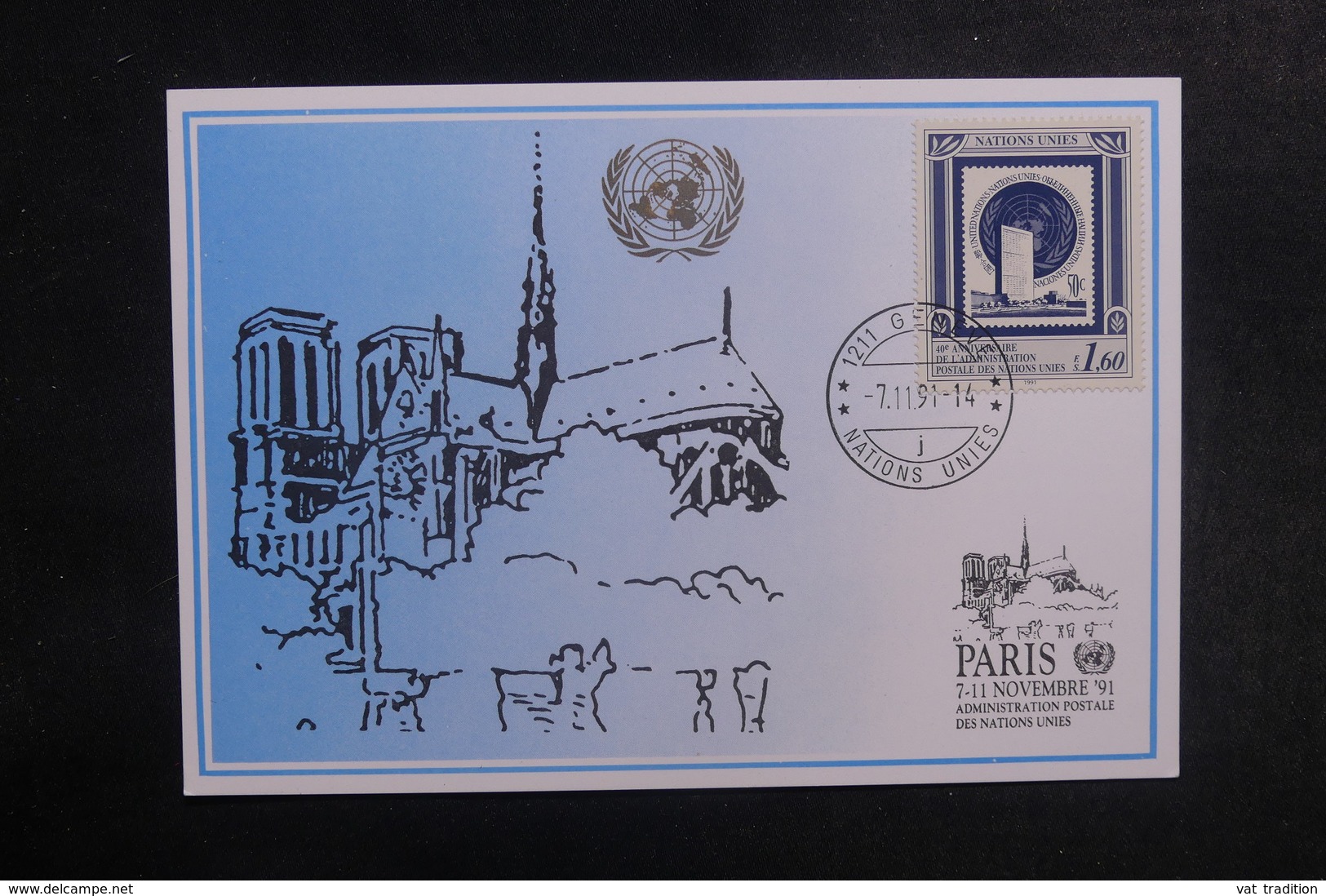 NATIONS UNIES - Carte En 1991 De Genève - L 39699 - Storia Postale