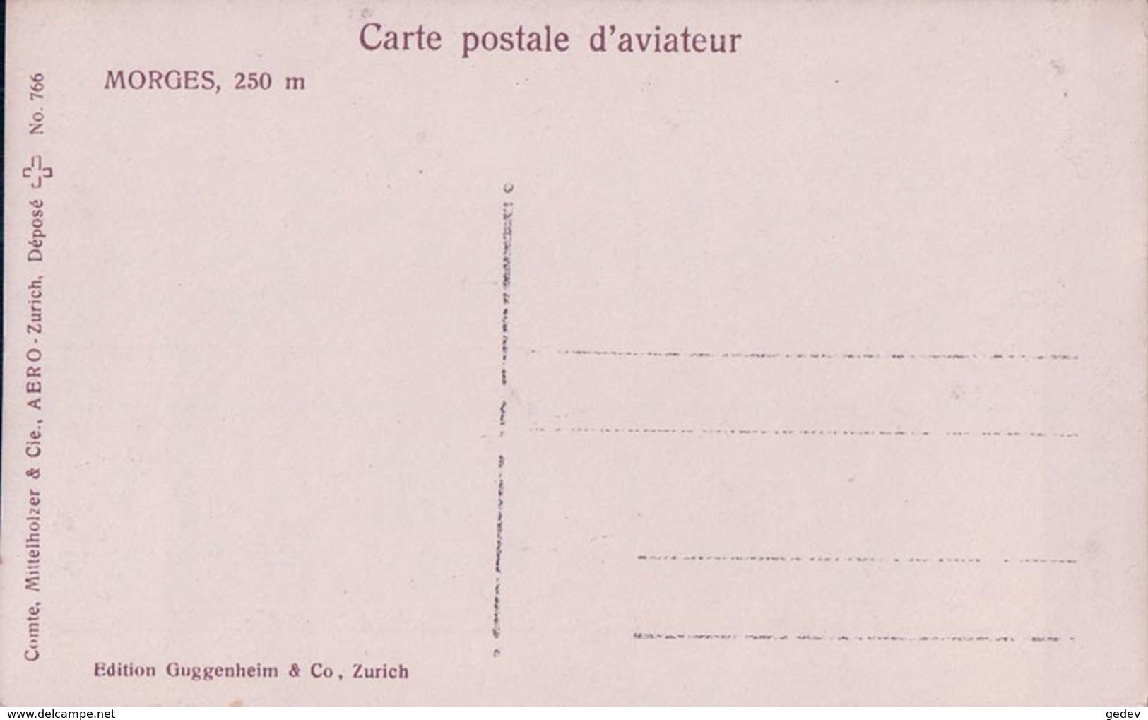 Morges VD Vu D'avion (766) - Morges