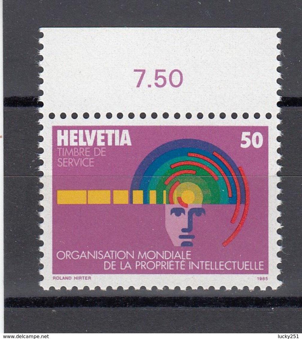 Suissi - 1985 - Neuf** - N° YT 463 - OMPI - Service