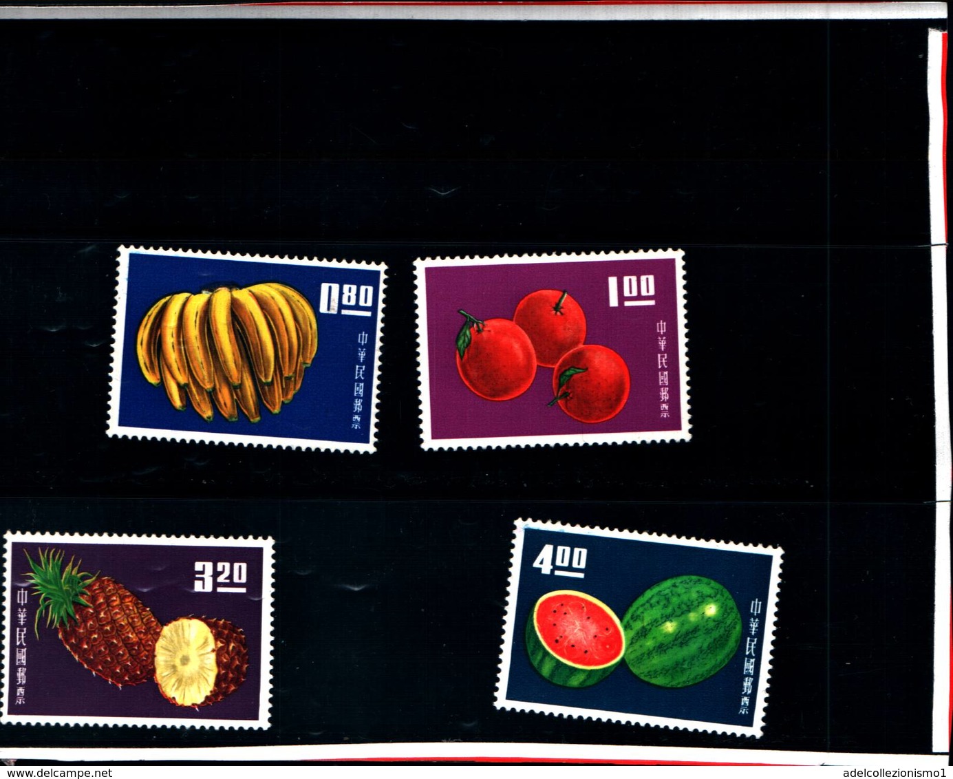 6763B) FORMOSA- 1964-FRUTTI DIVERSI-SERIE COMPLETA-N. 478/81-MNH** - Neufs