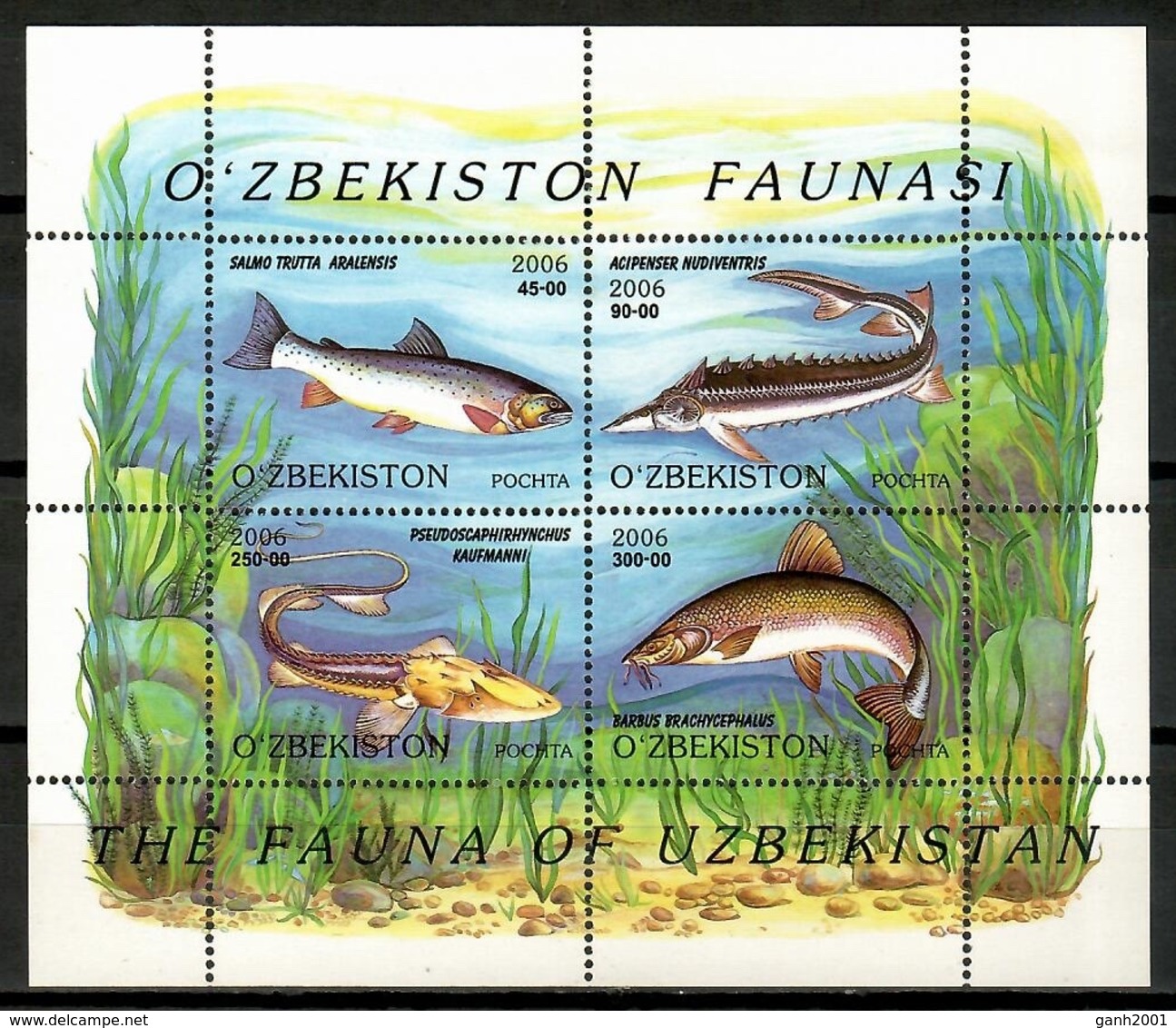 Uzbekistan 2006 / Fishes MNH Fische Peces Poisson / Cu14406  40-11 - Peces