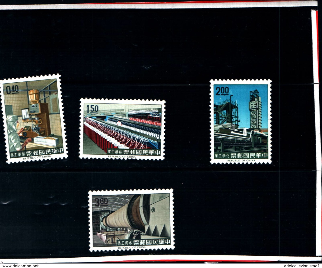 6764B) FORMOSA- 1964-INDUSTRIALIZZAZIONE-SERIE COMPLETA-N. 478/81-MNH** - Nuovi