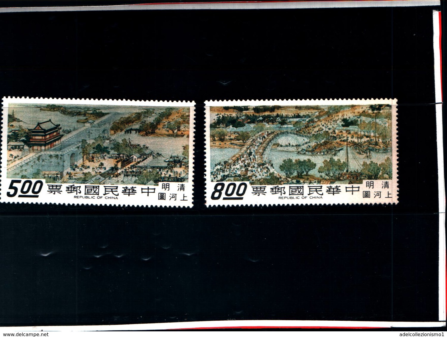 6768B) FORMOSA-1968-ARAZZI-CITTà DELLA CINA-2V. -MNH** - Usati